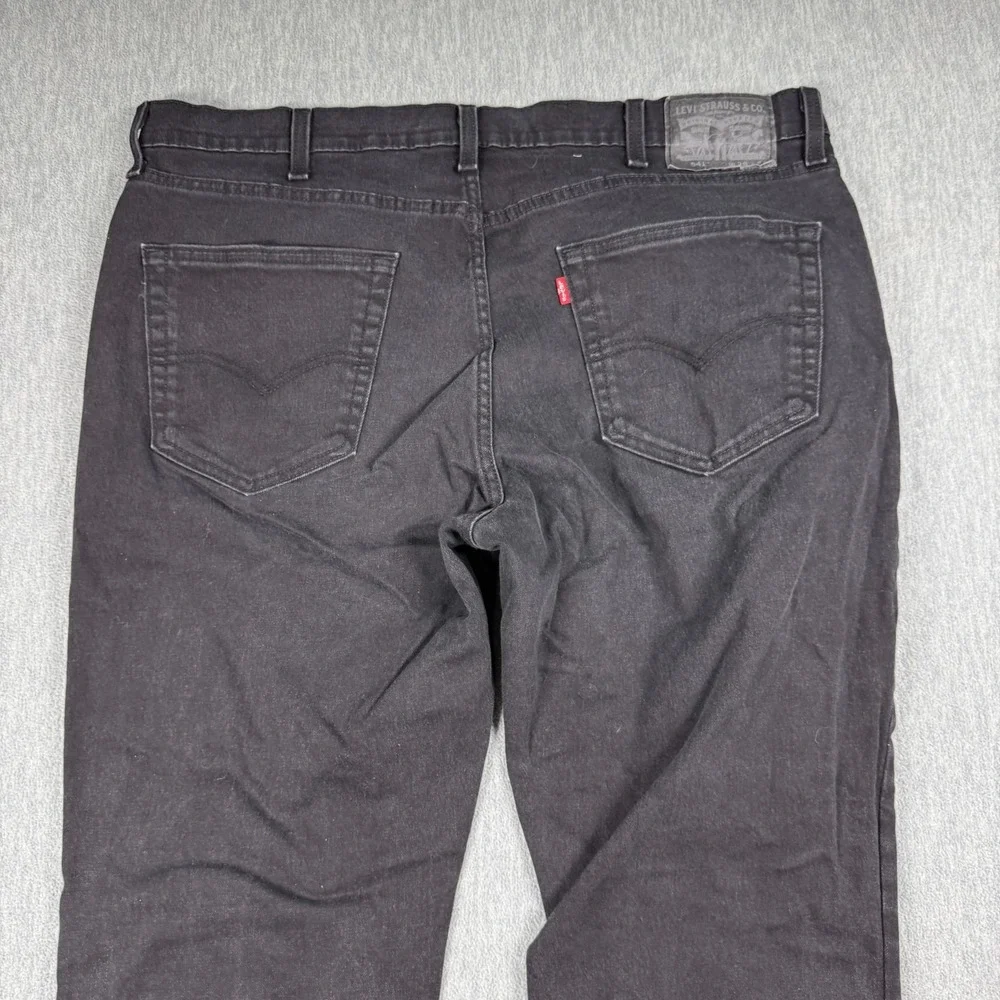 Levi's Jeans Mens 38X30 Black 541 Athletic Taper Fit Stretch Denim Pants Classic
